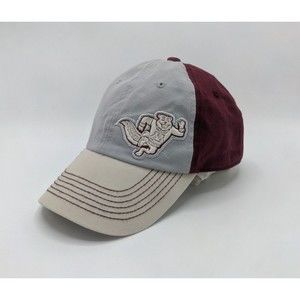 MN Gophers Hat NCAA Adjustable buckle Gray Red Mascot Goldy Embroidered Logo